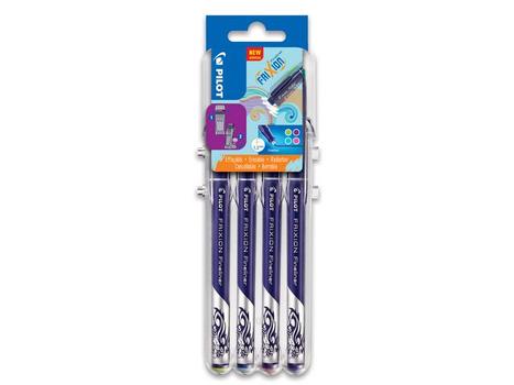 PILOT Fineliner Frixion 4-pack RO/ L.GR/ L.BL/ VI (537182)