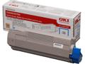 OKI Cyan Toner Cartridge 2K pages - 43872307