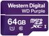 WESTERN DIGITAL WD PURPLE MIRCOSD 64GB 2YEARS WARRANTY INT