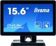 IIYAMA ProLite T1633MC-B1 - LED monitor - 15.6" - touchscreen - 1366 x 768 @ 60 Hz - TN - 300 cd/m² - 500:1 - 8 ms - HDMI, VGA, DisplayPort - black, matte