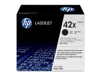 HP 42X høy kapasitet svart original LaserJet-tonerkassett (Q5942X)