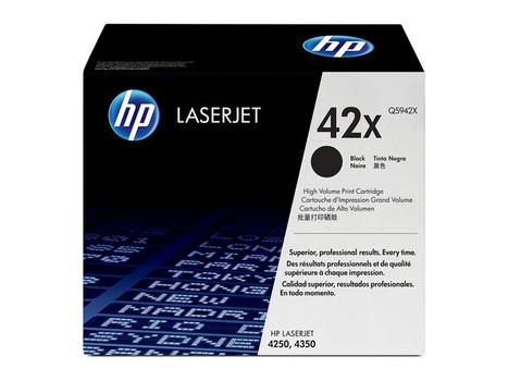 HP Toner schwarz 20000Seiten fuer Laserjet LJ4250 LJ4350 (Q5942X)