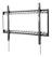 DELTACO 60”-100” heavy-duty fixed curved & flat TV wall mount, 100kg, black