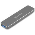 SILVERSTONE Ms09 Ssd Enclosure Silver M.2
