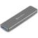 SILVERSTONE SST-MS09S,  M.2 SSD auf USB-A 3.1 Gehäuse, silber