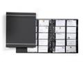 DURABLE Visitenkartenringbuch Visifix f400 Karten anthrazit (238858)