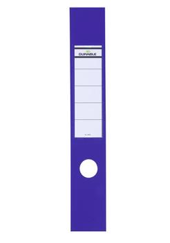 DURABLE ORDOFIX Self-Adhesive Spine Labels for Lever Arch Files & Folders 60x390mm Blue (Pack 10) - 809006 (8090-06)