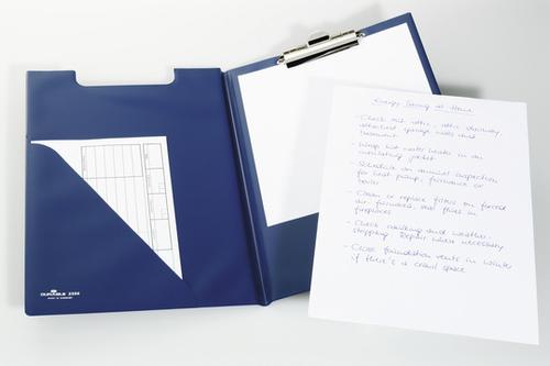 DURABLE Clipboard dobbelt a4 blå (235506)