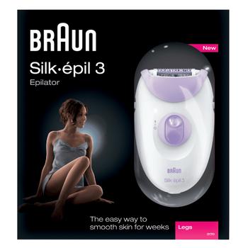 BRAUN Brau Epilierer 3170 Silk-epil Legs wh/vt (4210201048640)