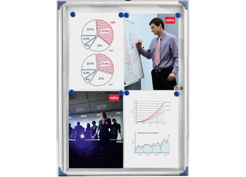 NOBO Slimline opslagsskab 2xA4 (1901798)