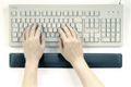 DURABLE Desktop Ergonomic Non-Slip Gel Wrist Support 460x20x61mm Charcoal - 574958 (574958)