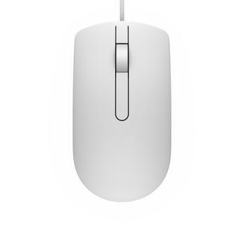 DELL Optical Mouse-MS116 White (570-AAIP)