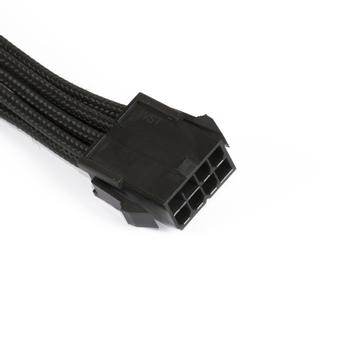 PHANTEKS Kabel przedluzajacy 6+2-Pin PCIe, 50cm, czarny (PH-CB8V_BK) (PH-CB8V_BK)