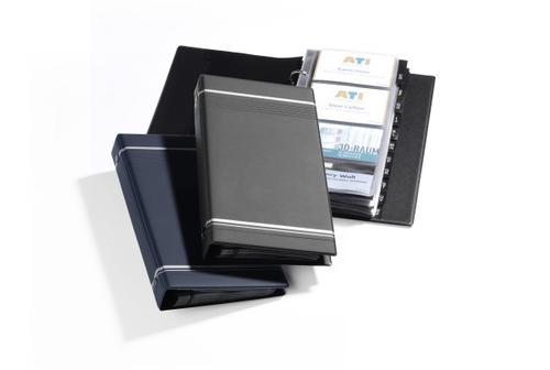 DURABLE Visitenkartenringbuch Visifix f200 Karten anthrazit (238558)