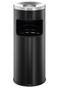 DURABLE Papierkorb Safe mit Ascher rund schwarz