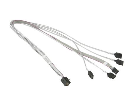 SUPERMICRO MiniSAS HD-4 SATA RA 12G Int 70cm 30AWG (CBL-SAST-0811)
