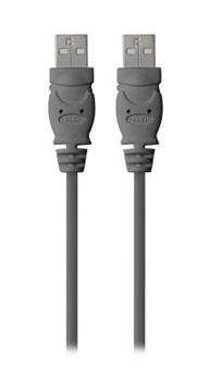 BELKIN USB 2.0 A/USB 2.0 A, M/M, 1.8m, 1,8 m, USB A, USB A, 2.0, Sort (F3U131BT1.8M)
