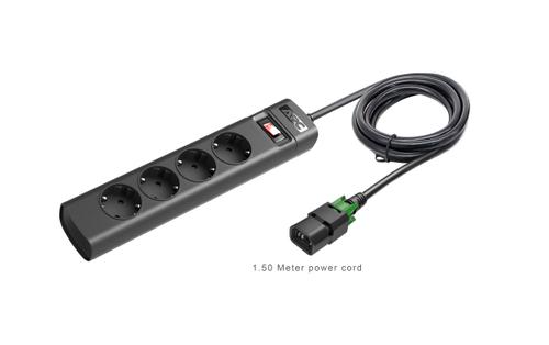APC UPS Power Strip, Locking IEC C14 TO 4 Outlet Schutzkontakt (CEE 7/3), 230V Germany (PZ42IZ-GR)