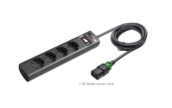 APC UPS Power Strip Locking IEC C14 TO 4 Outlet Schutzkontakt CEE 7/3 230V Germany (PZ42IZ-GR)