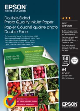 Epson Double-Sided Photo Quality Inkjet Paper - fotopapir - matt - 50 ark - A4 - 140 g/m² (C13S400059)