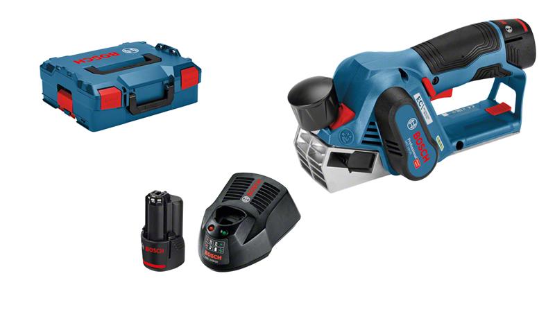 Bosch - GHO 12V-20 Professional høvel - 2x 3.0Ah