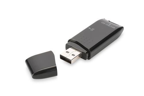 ASSMANN Electronic USB 2.0 MULTI CARD READER SD SDHC/SDXC /MICRO SD TF CARDS ACCS (DA-70310-3)