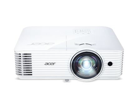 ACER S1386WH short throw DLP projector WXGA 1280x800 3600ANSI 2880 Eco 20000:1 32dB 24dB Eco HDMI MHL D-Sub Composite Audio (MR.JQU11.001)