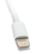 GRATEQ Lightning-kabel - Lightning hane till USB hane - 2.25 m - vit - för Apple iPad/ iPhone/ iPod (Lightning)