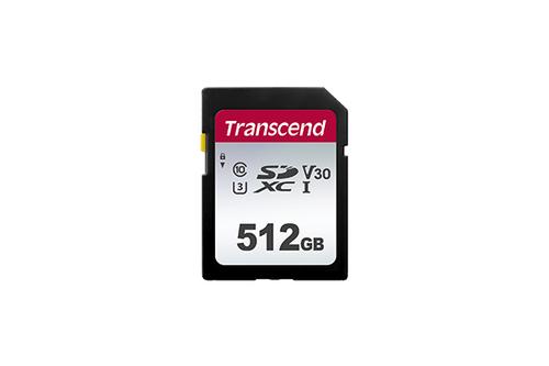 TRANSCEND Memory card Transcend SDXC SDC300S 512GB CL10 UHS-I U3 Up to 95MB/S (TS512GSDC300S)