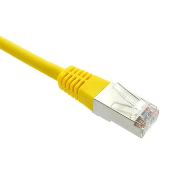 BLACK BOX Patch Cable CAT5e F/UTP LSZH - Yellow 0.5m Factory Sealed (EVE534-00M5)