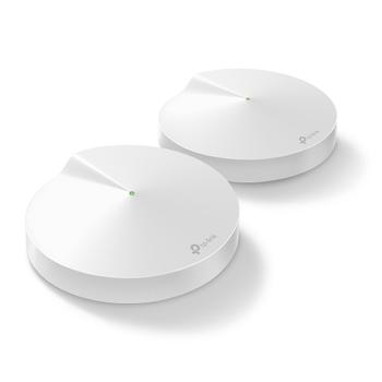 TP-LINK Deco M9 Plus - Wi-Fi system (2 routers) - up to 4,500 sq.ft - mesh - GigE, ZigBee - 802.11a/ b/ g/ n/ ac,  Bluetooth 4.2, ZigBee Home Automation 1.2 - Dual Band (DECO M9 PLUS(2-PACK))