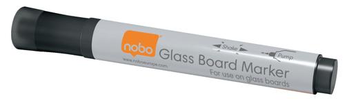 NOBO Whiteboardpen glas Nobo Sort (4) (1905322)