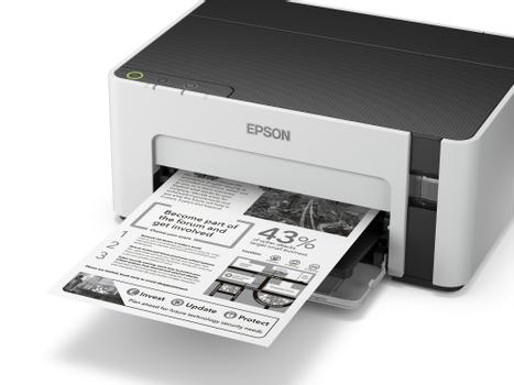 EPSON EcoTank ET-M1100 Blækprinter - Monokrom - Blæk (C11CG95403)