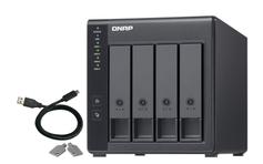 QNAP TR-004 - 4 Bay USB-C Direct Attached Storage with Hardware RAID