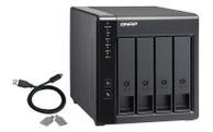 QNAP TR-004 - 4 Bay USB-C Direct Attached Storage with Hardware RAID (TR-004)