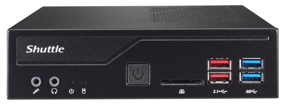SHUTTLE XPC slim DH370 - Slim-PC - ingen CPU - 0 GB - uten HDD (DH370)