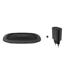 REALPOWER FreeCharger-10 schwarz, wireless Ladestation (257638)
