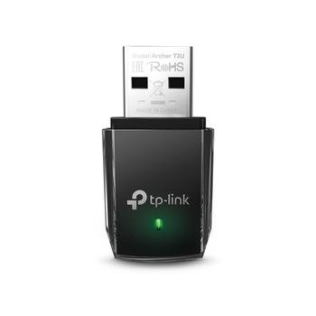 TP-LINK Archer T3U, Kabel, USB, WLAN, IEEE 802.11ac, 1267 Mbit/s, Sort (ARCHER T3U)