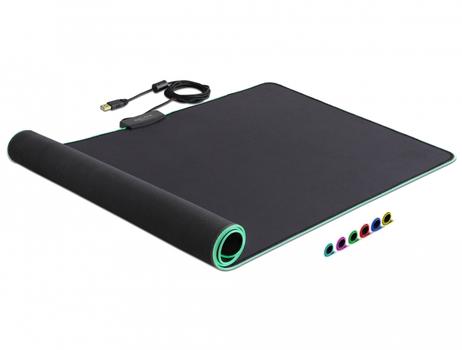 DELOCK USB Mouse Pad 920 x 303 x 3 mm with RGB Illumination (12555)