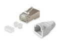EQUIP Stecker RJ45 Cat6 100STK mit Knickschutz u. Einf