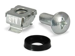 EQUIP M6 Cage Nut And Screw Set, 50