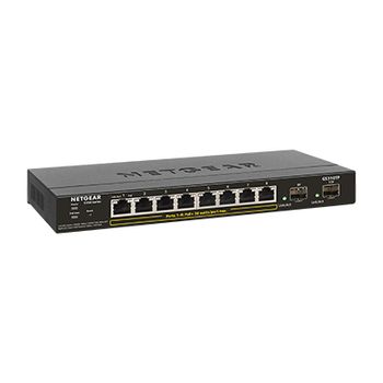 NETGEAR S350 Series 8-port Gigabit PoE+ Ethernet Smart Managed Pro Switch 2 SFP Ports Budget 55W (GS310TP-100EUS)