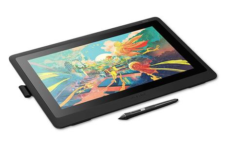 Wacom Cintiq 16 tegnebrett m/skjerm USB, aktivt område: 34.5cm x 19.4cm, 8192 trykknivåer (DTK1660K0B)