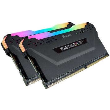 Corsair Vengeance RGB PRO - DDR4 - sett - 16 GB: 2 x 8 GB - DIMM 288-pin - 3600 MHz / PC4-28800 - ikke-bufret (CMW16GX4M2D3600C18)