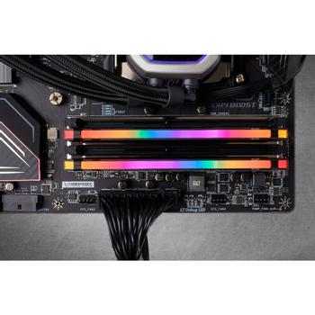 CORSAIR V RGB PRO 16GB DDR4 3600MHz, 2x288, 1.35V, Black (CMW16GX4M2Z3600C18)