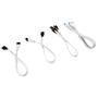 CORSAIR Premium Sleeved I/O Cable Extension Kit_ White