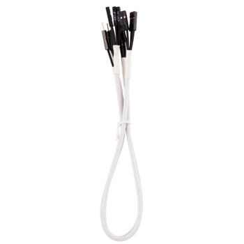 CORSAIR Premium Sleeved I/O Cable Extension Kit_ White (CC-8900245)
