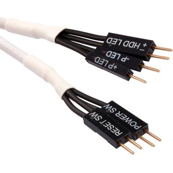 CORSAIR Premium Sleeved I/O Cable Extension Kit_ White (CC-8900245)