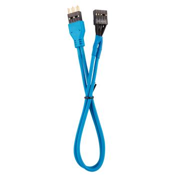 CORSAIR Premium Sleeved I/O Cable Extension Kit_ Blue (CC-8900247)
