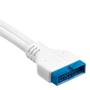 CORSAIR Premium Sleeved I/O Cable Extension Kit_ White (CC-8900245)